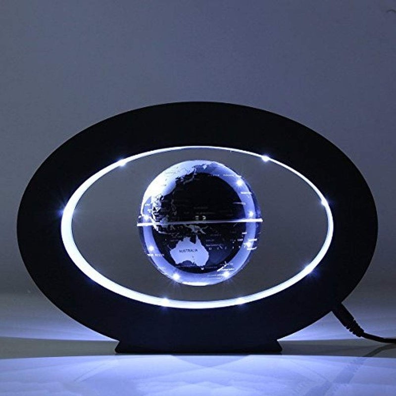 FUZADEL Home Desk Night Light Ball Desktop Decoration Sphere Ornament for Desk LED Night Lights for Educational Home Office Decor Desk Levitation Floating Lamp - Image 1